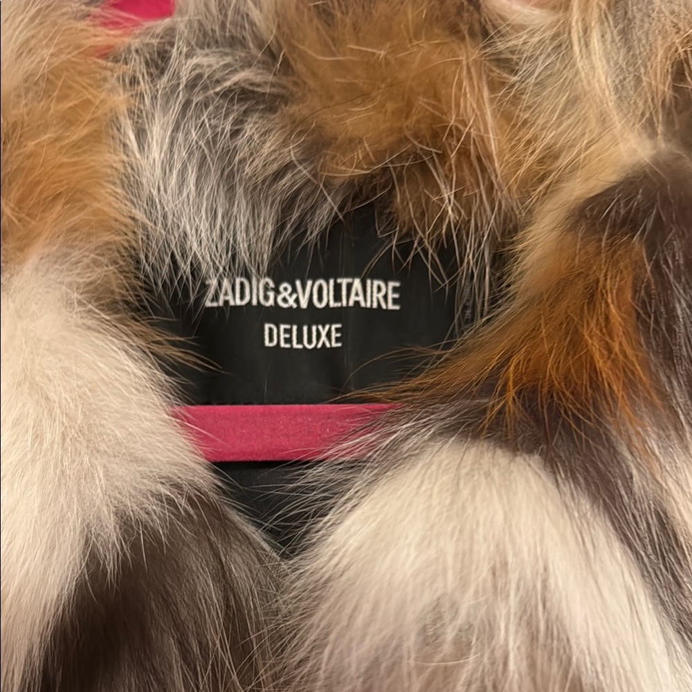 Zadig & Voltaire Fee Deluxe Fox Fur Vest